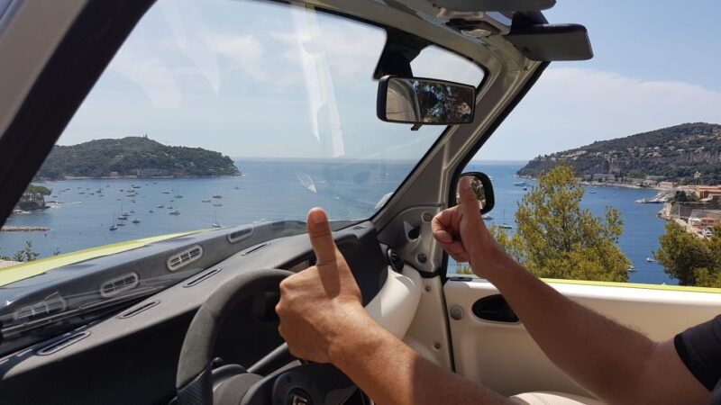 From Nice: Monaco & Eze Guided Tour in Electric Convertible - Highlights