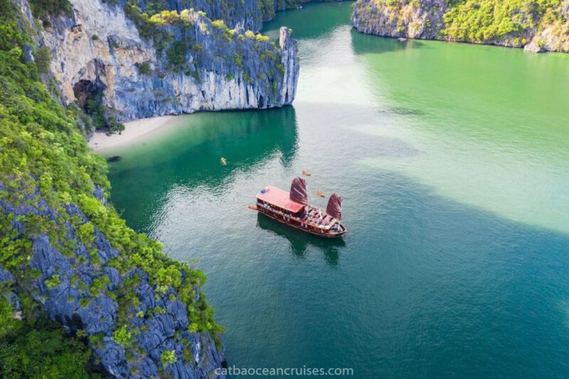 From Ninh Binh: 2-Day Guided Lan Ha Bay Cruise With Meals - Detailed Itinerary