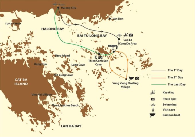 From Ninh Binh: 2 Days 1 Night Cruise in Bai Tu Long Bay - Availability and Booking