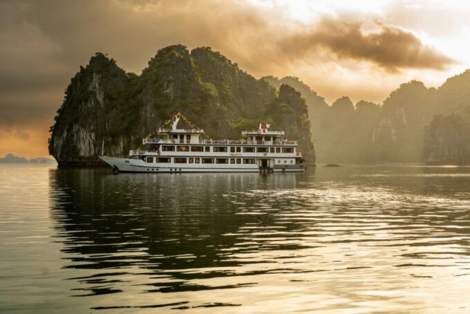 From Ninh Binh: 2 Days 1 Night Cruise in Bai Tu Long Bay - Sunset and Dinner
