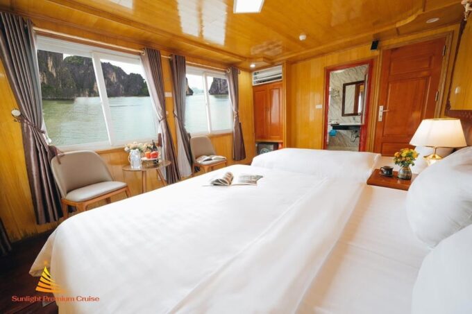 From Ninh Binh : 2-Days Sunlight Boutique Lan Ha Bay Cruise - Cruise Features