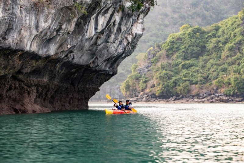 From Ninh Binh: 2D Dragon Boutique 5 Star Cruise Lan Ha Bay - Key Points