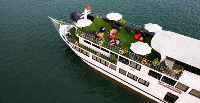 From Ninh Binh: 2D Dragon Boutique 5 Star Cruise Lan Ha Bay - Biking in Viet Hai Village