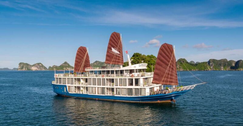 From Ninh Binh: AMANDA 5Star Cruise Ha Long Bay, Luxury Cabin - Key Points