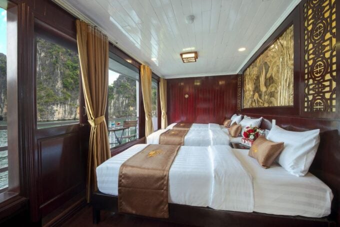 From Ninh Binh: Bai Tu Long Bay 2 Days 1 Night Renea Cruise - Included Amenities