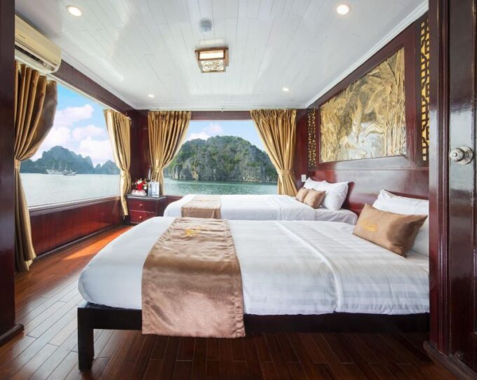 From Ninh Binh: Bai Tu Long Bay 2 Days 1 Night Renea Cruise - Hotel Pickup and Drop-off