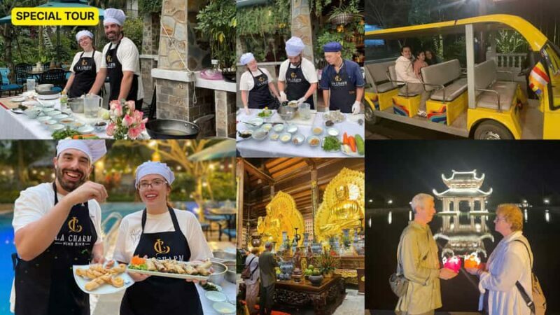 From Ninh Binh: Cooking Class & Bai Dinh Pagoda Night Tour - Key Points