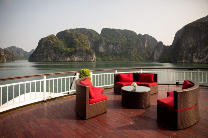 From Ninh Binh Dora Cruise Ha Long Bay: Private Balcony Room - Frequently Asked Questions