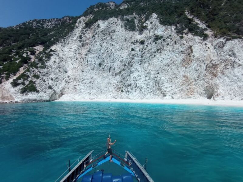From Nydri: Boat to Kefalonia and Ithaki With Swim Stops - Key Points