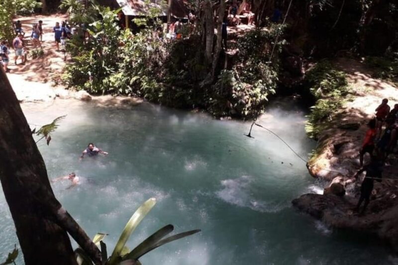 From Ocho Rios: Blue Hole, Dunns River & Tubing Tour - Scale Dunns River Falls