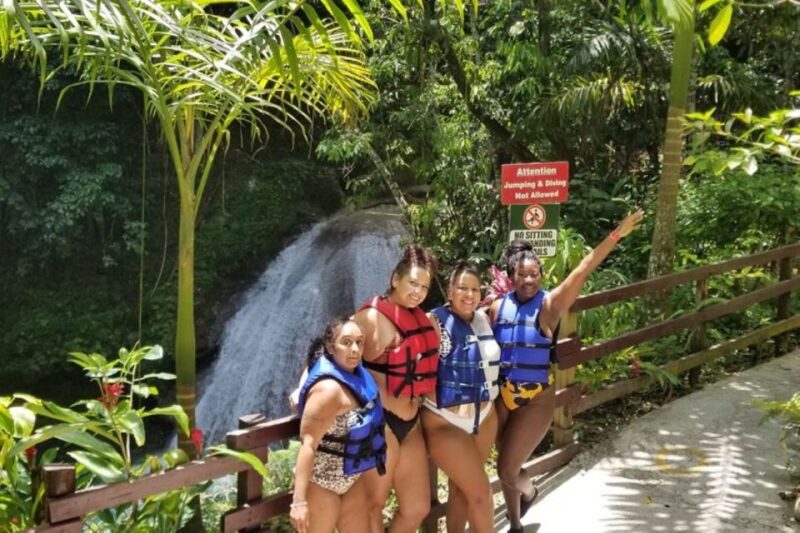 From Ocho Rios: Island Gully Secret Falls and Dunns River - Chuck Norris Secret Falls