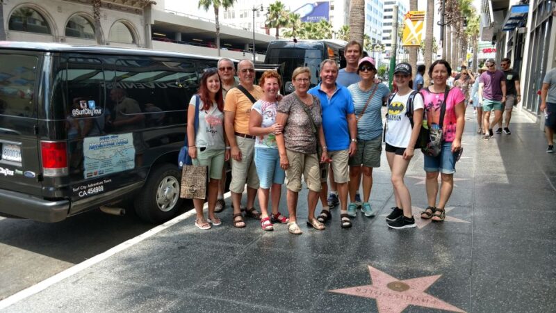 From Orange County: Hollywood and Beverly Hills Van Tour - Important Information