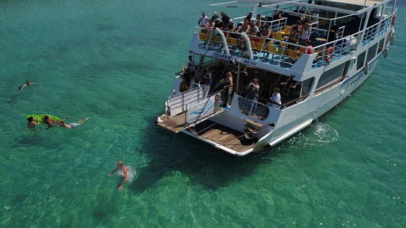 From Ouranoupoli: Blue Lagoon Two Island Cruise - Included Services