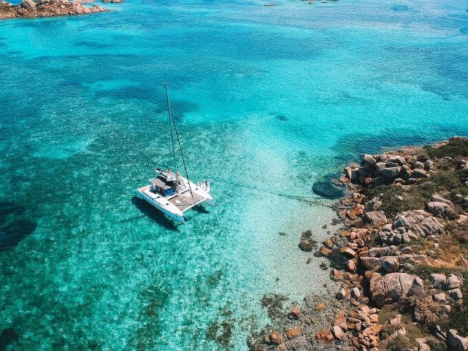 From Palau: La Maddalena Full-Day Archipelago Catamaran Tour - Swim in Secluded Beaches