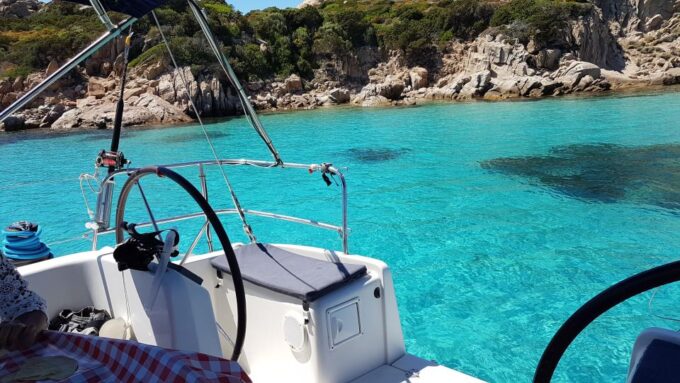 From Palau: Sailboat Tour in La Maddalena Archipelago - Onboard Dining Experience
