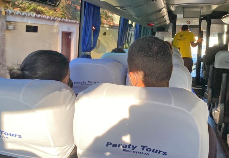 From Paraty: One-Way Shared Transfer to Angra Dos Reis - Included Services