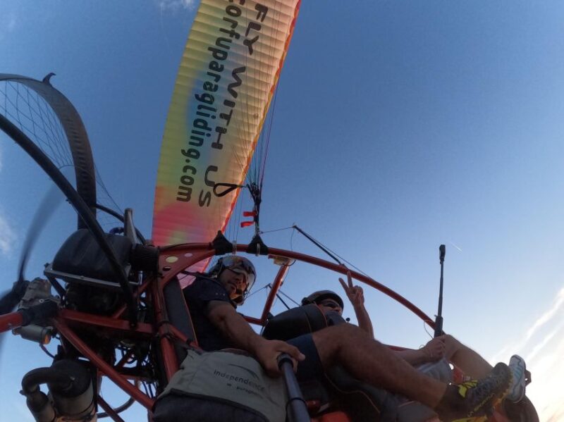 From Parelia: Paramotor Flight Over Corfus Coast - What to Expect During the Flight