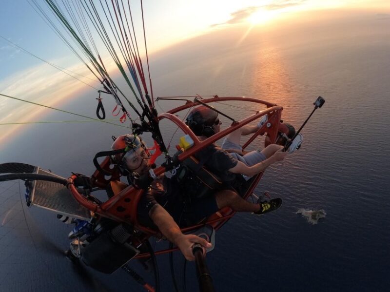 From Parelia: Paramotor Flight Over Corfus Coast - Restrictions and Requirements