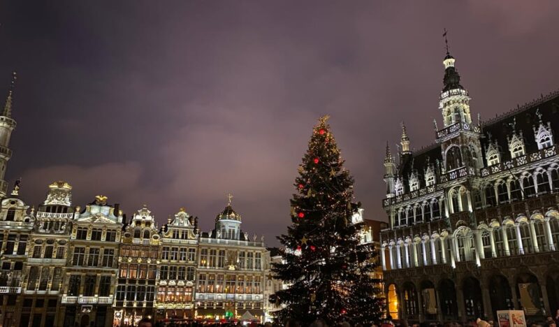 From Paris: Brussels Christmas Market, City Tour, ChocoStory - Itinerary Highlights