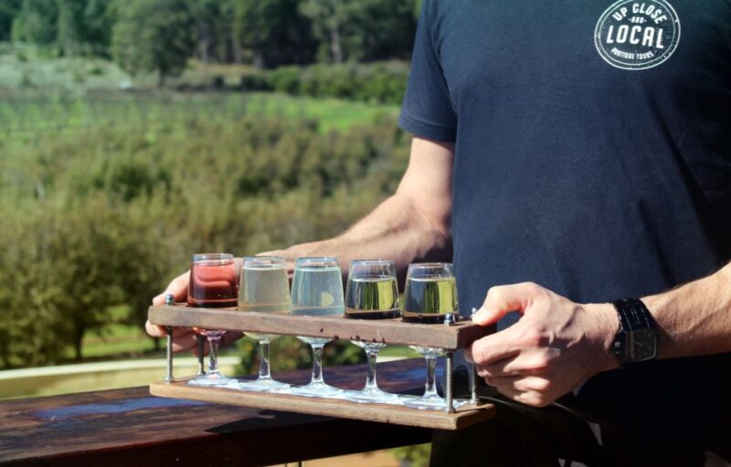 From Perth: Cider, Wine & Whiskey Tour With Lunch & Tastings - Tasting Paddle of Craft Ciders