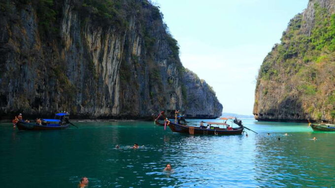 From Phi Phi: Full Day 7 Island Tour by Longtail With Sunset - National Park Fee