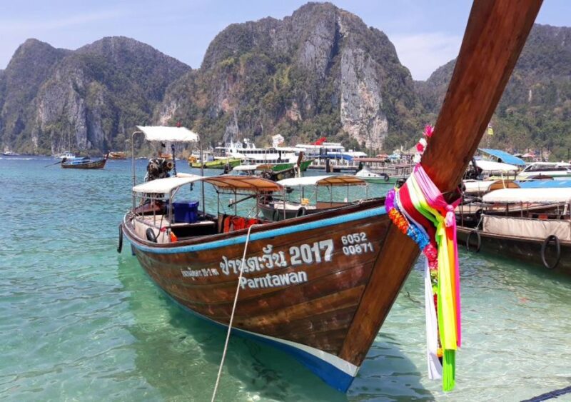 From Phi Phi: Full-Day Sunset Long Tail Boat Tour - Stops and Activities