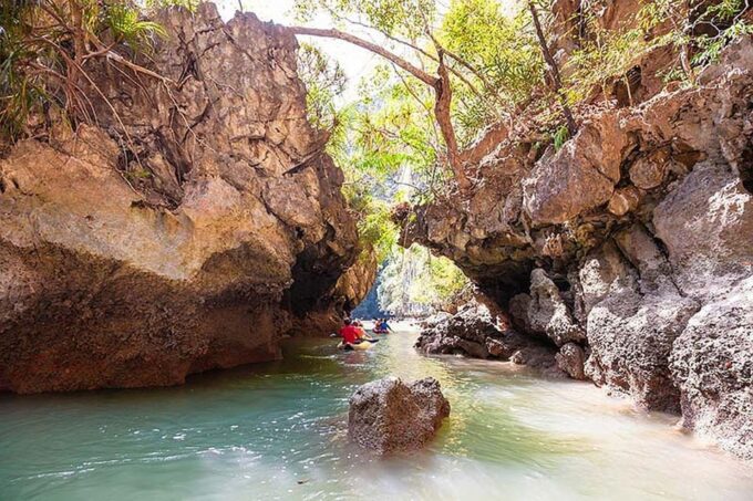 From Phuket: Premium James Bond Sunset & Canoe Adventure - Admiring the Sunset in Phang Nga Bay