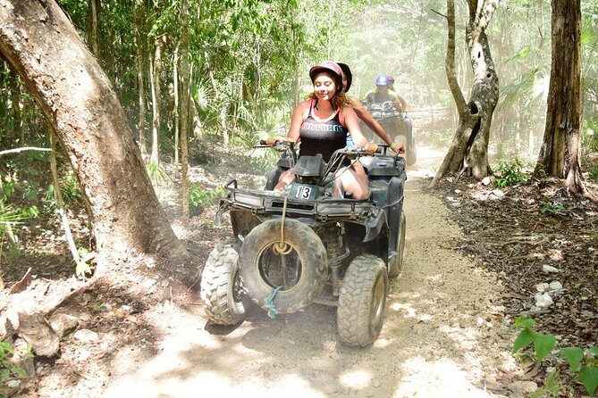 From Playa Del Carmen Experience ATV (Shared) Zipline & Cenote- Includes Lunch - Tour Inclusions and Exclusions