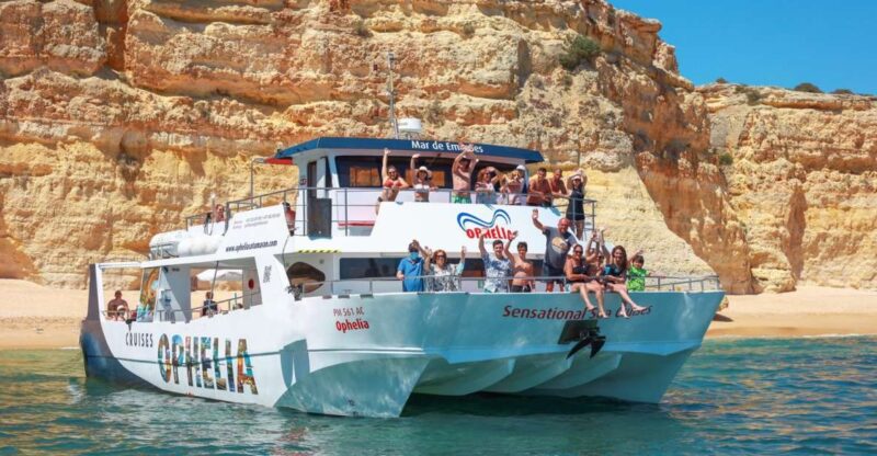 From Portimão: Catamaran Cruise to Benagil Caves With BBQ - Key Points