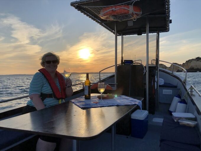 From Portimão: Sunset Boat Trip With Wine - Booking and Cancellation