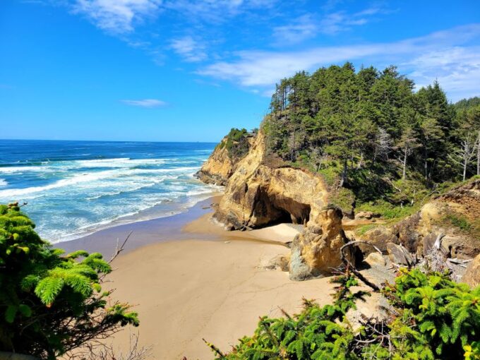 From Portland: Oregon Coast Adventure Day Tour With Pickup - Tour Duration and Schedule
