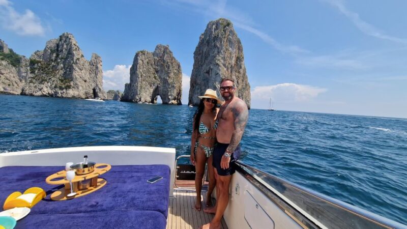From Positano: Capri Private Yacht Tour - Onboard Experience