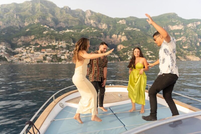 From Positano/Praiano: 1h 30 Min Private Sunset Cruise - Included Amenities