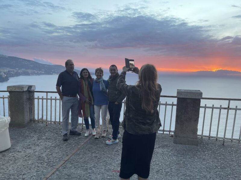 From Positano: Private Sorrento Sunset Tour - Pickup and Transportation
