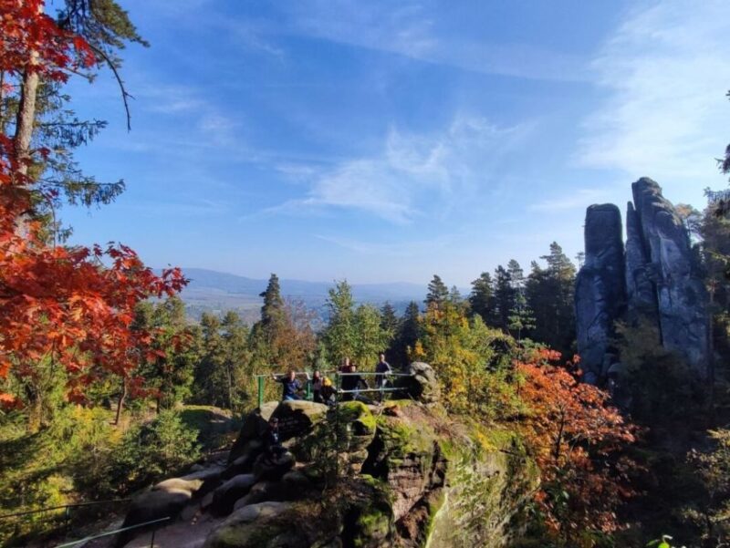 From Prague: Hike, Castle and Brewery in Bohemian Paradise - Hike Through Prachov Rocks