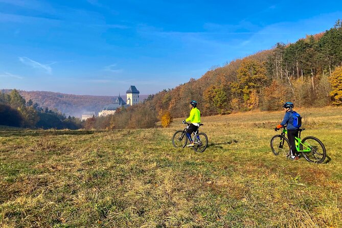 From Prague Mountain Biking Full Day Trip to The Karlstejn Castle - Pickup Information