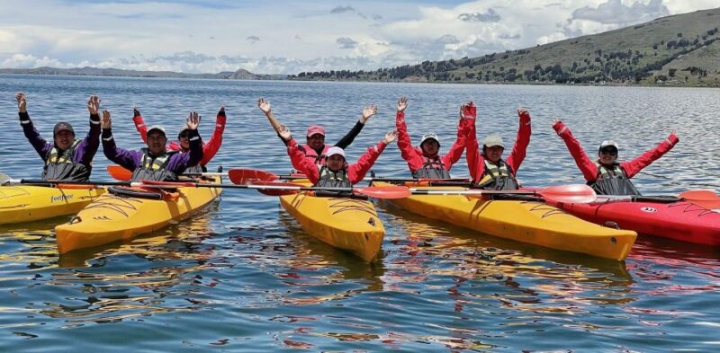 From Puno || Kayak Tour to the Uros Islands || Full Day || - Exploring Uros Floating Islands