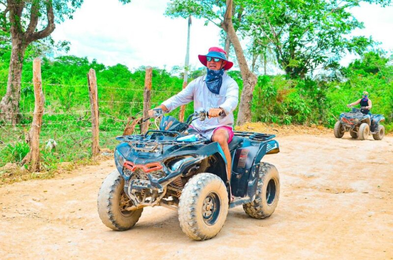 From Punta: 4 Wheels ATV 4x4 Adventur+Macao Beach and Cenote - Key Points