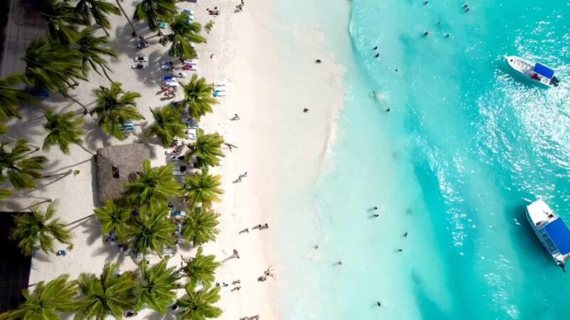 From Punta Cana: Isla Saona Boat Trip With Lunch & Open Bar - Pickup Location and Duration