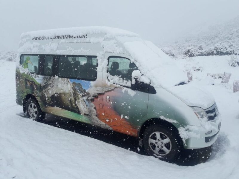 From Queenstown: Mount Cook and Hooker Valley Day Trip - Route and Stops