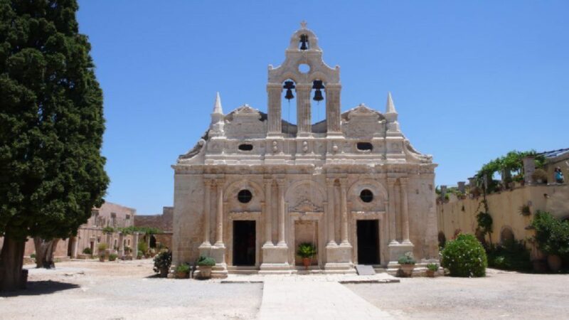 From Rethymno: Arkadi - Margarites - Melidoni Cave - Axos - Key Points