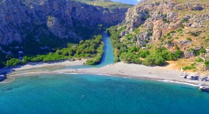 From Rethymno/Chania: Day Trip to Preveli Palm Beach - Pickup and Boat Ride