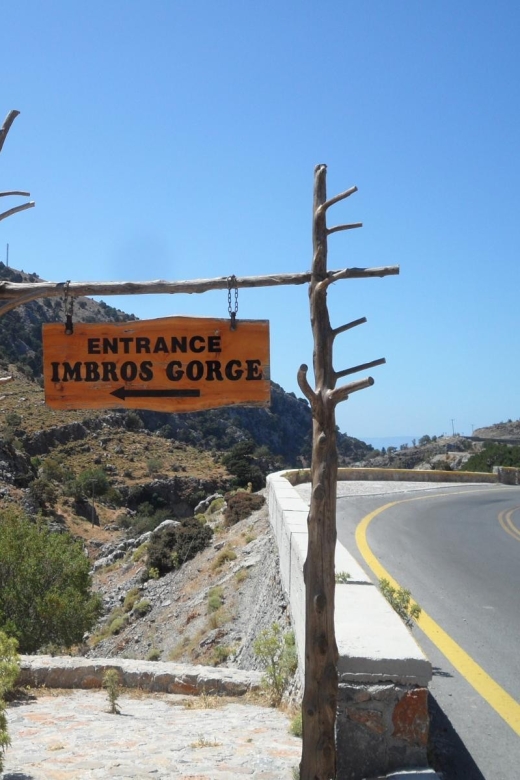 From Rethymno: Imbros Fragkokastello Plakias Moni Preveli - Imbros Gorge Visit