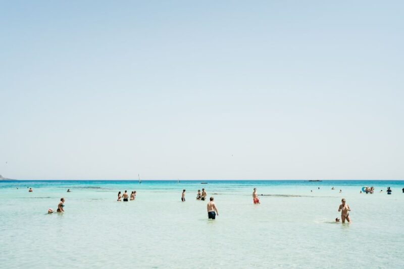 From Rethymno/Kavros: Elafonissi Pink Sand Beach Tour - Beach Experience