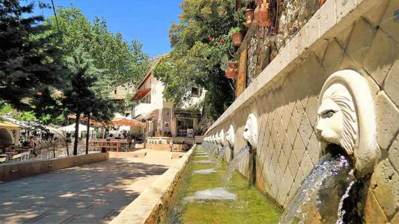 From Rethymno: Matala , Agia Galini and Spili Tour Day Trip - Matala Beach and Caves