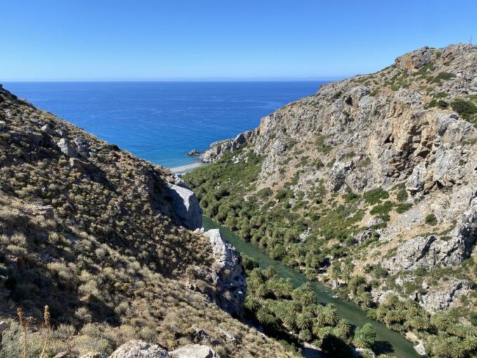 From Rethymno: Preveli Palm Forest Hike and Beach Day Trip - Enjoying the Beach