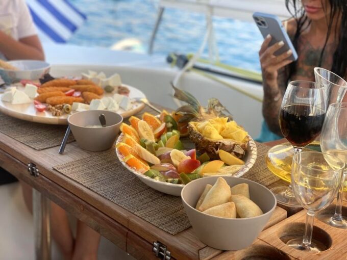 From Rethymno: Sunset Catamaran Cruise With Wine and Cheese - Frequently Asked Questions