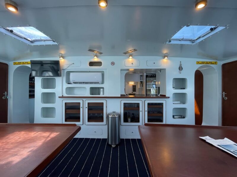 From Rhodes: Half-Day Catamaran Cruise With Swim Stops - Key Points