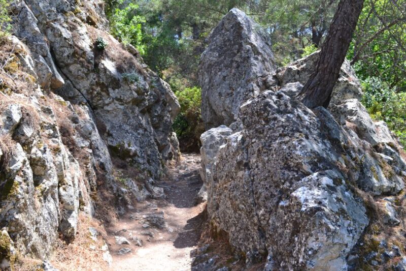 From Rhodes: Lindos and 7 Springs Valley Bus Tour - Acropolis Entrance Fee
