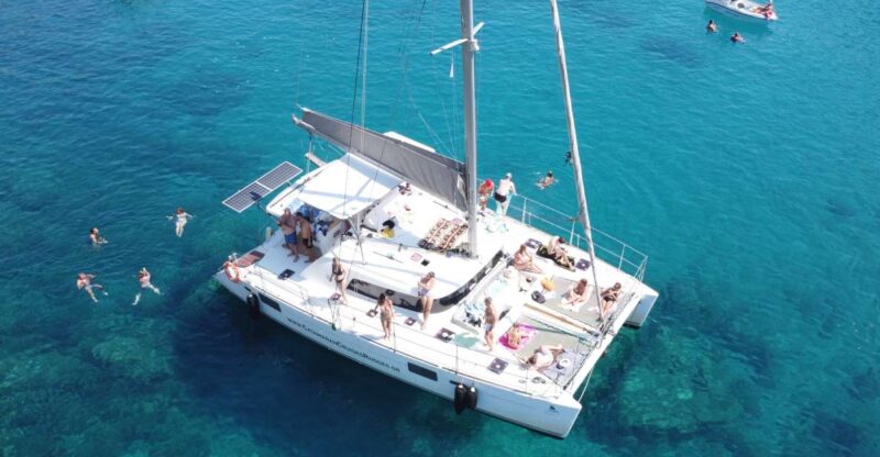 From Rhodes: Private Catamaran Cruise All Inclusive - Included Amenities
